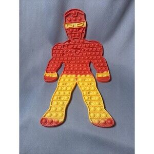 Giant Iron Man Pop It Fidget Toy XXL Sensory Bubble Push Pop Marvel  -G